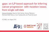 gpps: an ILP-based approach for inferring cancer ... · gpps: an ILP-based approach for inferring cancer progression with mutation losses from single cell data Simone Ciccolella,
