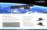 SSTL-CUBE...Suitable for a range of payloads, including: • Earth Imaging • Software Defined Radio • Small LEO Telecoms • Technology Demonstration • Radiation Monitoring •