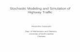 Stochastic Modeling and Simulation of Highway Traffic · Presented a novel modeling approach based on microscopic Arrhenius spin-exchange dynamics Extended method to multi-lane traffic