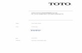 LIFE CYCLE ASSESSMENT (LCA) OF TOTO SANITARY FITTING … · TOTO USA is one of the world’s largest plumbing products manufacturers and offers a complete line of commercial and decorative