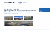 IPIECA - GEMI The IPIECA Water Risk Assessment Tools Water ...gemi.org/Resources/2014/GEMI and IPIECA Water Risk... · IPIECA - GEMI Water Risk Assessment Tools webinar and workshop