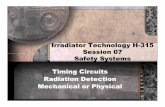 Irradiator Technology H-315 Session 07 Safety Systems ...Irradiator Technology H-315 Session 07 1 Session 07 Safety Systems Timing Circuits Radiation Detection Mechanical or Physical