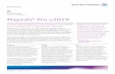 MapInfo · 2019-12-01 · Pitney Bowes ® MapInfo Pro v2019 November 2019 3 of 4 Turn your data into insights using the new heat mapping available within MapInfo Pro: Start with any