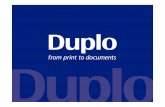 Duplo 350SCC Digital Booklet System - Albyco · The booklet is made and the ends trimmed in the 120T/400T trimmer . F&B’s • Unique cross-knife function: ideally suited for jobs
