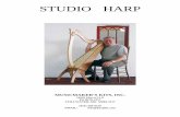 STUDIO HARP - Musicmakers · set of 29 nylon harp strings (6) 1-5/8” screws 1 set assembly instructions BEFORE YOU BEGIN Please take the time to check over the parts of our kit