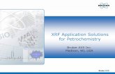 XRF Application Solutions for Petrochemistry · XRF Application Solutions for Petrochemistry. Bruker AXS Inc. Madison, WI, USA. Welcome. Alexander Seyfarth. Product ... (EDX or EDXRF)