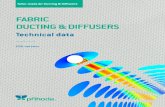 FABRIC DUCTING & DIFFUSERS - Prihoda · 2019-07-19 · Fabric Ducting & Diffusers: Methods of distributing and returning air Prihoda products are ducting as well as air distribution