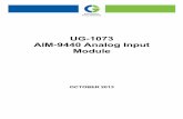 UG-1073 AIM-9440 Analog Input Module - QEI 2019-11-16¢  UG-1073 AIM-9440 Analog Input Module ALL RIGHTS