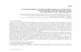 Combination Chemotherapy in Cancer: Principles, Evaluation and … · 2018-09-25 · Combination Chemotherapy in Cancer: Princi ples, Evaluation and Drug Delivery Strategies 695 concentration,
