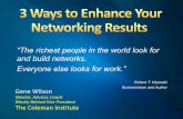 “The richest people in the world look forcareer-prospectors.com/pdf/3WaystoEnhanceNetworking_JAM... · 2018-08-30 · “The richest people in the world look for and build networks.