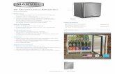 24” Marvel Outdoor Refrigerator · 2017-11-02 · marvelrefrigerationcom 22 Performance • CSA certified for outdoor use to withstand elements like rain, corrosion, high humidity