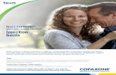 (glatiramer acetate injection) Injection Guide · •eva’s COPAXONET ® (glatiramer acetate injection) should be injected when it is at room temperature. Take the COPAXONE® Pre-filled