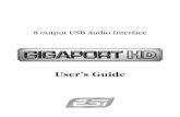 GIGAPORT HD - User's Guidedownload.esi-audiotechnik.com/download/ESI/GIGAPORT_HD/GIGAPORT_HD-English.pdfESI GIGAPORT HD 8 The installer now informs you that the driver installation