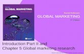 Introduction Part II and Chapter 5 Global marketing research · GLOBAL MARKETING 5th Edition Hollensen: Global Marketing, 5th Edition, ... Learning objectives (1) Explain the importance
