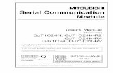 Serial Communication Modulefs1.gongyeku.com/data/default/201211a/20121023031158.pdfPlease read the Q Corresponding Serial Communication Module User's Manual (Basic) before using this