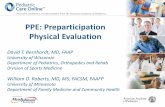 PPE: Preparticipation Physical Evaluation July PPE Webinar.pdfCoding the PPE (1° or 2° position) allows EMR tracking Diligent coding . o Research into short- and long-term PPE outcomes