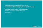 Workforce Identity and Access Management (IdAM) Statement of … · 2019-07-15 · Public SOD/IDAM/01 – Workforce Identity and Access Management Statement of Direction 3 Vision,