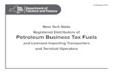 New York State Registered Distributors of Petroleum Business … · 2017-04-28 · New York State Registered Distributors of Petroleum Business Tax Fuels and Licensed Importing Transporters