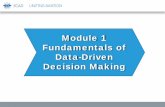 Module 1 Fundamentals of Data-Driven Decision Making · 2017-07-17 · Data-driven Decision Making • Effective and informed decisions are based on the analysis of data and information.