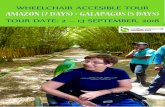 WHEELCHAIR ACCESIBLE TOUR TOUR DATE: 2 13 SEPTEMBER, … · Kallari, which is famous for producing, processing, and selling fine aroma cocoa-chocolate bars. What makes Kallari unique,