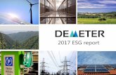 2017 ESG report - demeter-im.com · An analytical method enabling the measurement of the ecological and ... • Office supplies and waste recycling policy • Implementation of a