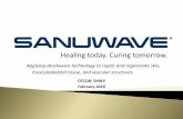 Healing today. Curing tomorrow. - Corporate... · § Addressadvanced wound care market -large and growing § Serveother medical markets, orthopedics, plastic/cosmetic, vascular/cardiac