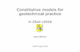 Constitutive models for geotechnical practice...Constitutive models for geotechnical practice Rafal Obrzud 22.08.2015, Lausanne, Switzerland Determination of G0 from geophysical tests,