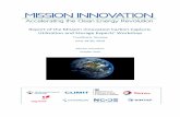 Report of the Mission Innovation Carbon Capture ... · 2 Disclaimer: This report is the product of the carbon capture, utilization, and storage (US) experts workshop held in Trondheim,
