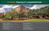 UTHSC FACULTY HANDBOOK · Faculty Handbook language with a stand-alone policy which is no longer valid (UTHSC revisions approved by the Board, November, 2017) To clearly delineate