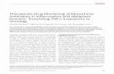 Therapeutic Drug Monitoring of Monoclonal Antibodies in … · 2017-02-10 · Therapeutic Drug Monitoring of Monoclonal Antibodies in Inflammatory and Malignant Disease: Translating