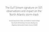 The Gulf Stream signature on SST: observations and …...The Gulf Stream signature on SST: observations and impact on the North Atlantic storm-track Arnaud Czaja & Alison Cobb, Luke