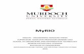 MyRIO - Murdoch Research Repository...MyRIO has two identical expansion ports called MXP A & B. The signals within the port are differentiated The signals within the port are differentiated