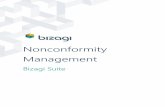 Nonconformity Management - Bizagi...Bizagi´s Nonconformity Management Template is designed to correct and eliminate the root causes of nonconformities. The user can execute an immediate