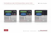 Variadores de CA PowerFlex serie 520 - Distributor Data Solutions · 2019-07-02 · Variadores de CA PowerFlex serie 520 La nueva generación de rendimiento impactante. Control flexible.