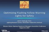 Optimizing Flashing Yellow Warning Lights for Safety...judgments for flashing warning lights and impacts on hazard visibility › Participants (n=26, 50 years old) viewed