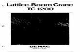 Demag TC1200 Load Chart Specification - CraneDude · AxleLoads 1st 2nd 3rd 4th 1st 2nd 3rd Total front front front front rear rear rear. tons tons tons tons tons tons tons tons f"