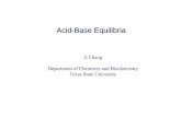 Acid-Base Equilibriafdjpkc.fudan.edu.cn/_upload/article/files/e3/d7/4e121a... · 2018-01-22 · (aq) ⇄⇄ NHNH 3(aq) + HCN (aq) BL base BL acid BL base BL acid • NH 4 + and NH