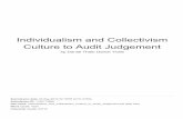 Culture to Audit Judgement Individualism and Collectivismlppm-ibik57.ac.id/public/dokumen/20191004164324Individualism and Collectivism Culture...V. A. Bondarenko, E. V. Pisareva. "Chapter