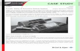 Case Study: ASMET - Acoustic Testing of Automotive Exhaust ... · CASE STUDY ASMET Acoustic Testing of Automotive Exhaust Systems ASMET was founded by Andrzej Szarski in 1989. Located