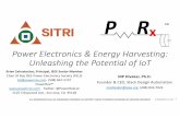 Power Electronics & Energy Harvesting: Unleashing the ... PowerRox EH... · Freeing Ourselves From Wall Charging • Energy Harvesting (EH) •RF Near‐field •Wireless Power Transfer