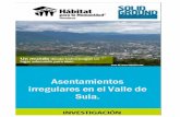 Asentamientos irregulares en el Valle de Sula....2019/03/02  · 7. TROCAIRE – CASM – ASONOG: “Análisis rápido de Situación de Riesgo urbano en 10 comunidades de las ciudades
