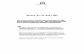 Strata Titles Act 1985 - Landgateuat0.landgate.wa.gov.au/__data/assets/pdf_file/... · Strata Titles Act 1985 Contents page ii [This mark-up version shows how the Strata Titles Act