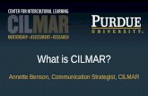 What is CILMAR? - Purdue University · Asks complex questions about other cultures… Asks deeper questions about other cultures and seeks out answers to these questions. Asks simple