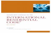 Significant changeS to the InternatIonal resIdentIal Code · Title: International Residential Code 2015 Edition C/M/Y/K Short / Normal S4-CARLISLEDESIGN SERVICES OF Publishing Services