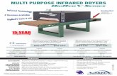 MULTI PURPOSE INFRARED DRYERS - Screen printing SITE... · BR3 series dryers have a single heat zone and three powerful infrared elements. The BigRed’s makeup air system compliments