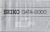 SEIKO DATA-2OOO - research.microsoft.com · SEIKO DIGITAL QUARTZ CHRONOGRAPH WITH KEYBOARD (WITH MEMO DISPLAY AND CALCULATOR FUNCTIONS) DATA-2000 MOIT, CONTENTS CHARACTERISTICS Page