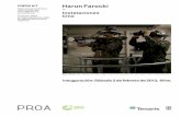 Press kit Harun Farocki - Fundación Proaproa.org/documents/harun-farocki-PressKit.pdf · a una granja. Cuando se trata de conflictos sociales, la escena “delante de una fábrica”