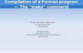 Compilation of a Fortran program The ”make” commandlguez/Teaching/compilation_Fortran.pdf · 19/32 Importance of compilation options (1/2) Do not miss the best of the compiler!