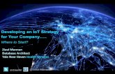 Developing an IoT Strategy for Your Company…..nyoug.org/wp-content/uploads/2016/09/DevelopinganIoTStrategyforYour... · Developing an IoT Strategy for Your Company….. Where to