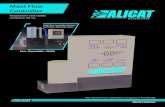 Mass Flow Controller - Alicat Scientific · • Control mass flow, vol. flow or pressure with one device. • No warm-up: ready to control process flows in one second. COMMON OPTIONS: